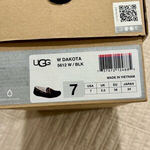 UGG Black Dakota Slippers